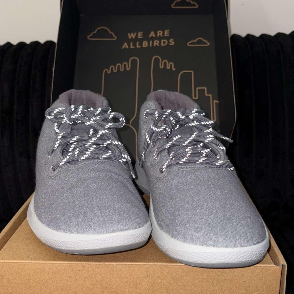Wool Runner-up Mizzles - Medium Grey (Light Grey Sole) - Picture 11 of 11
